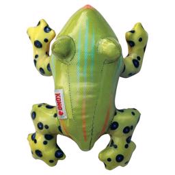 KONG Shieldz Tropics Frog Hundleksak för lekfulla hundar